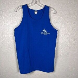Alstyle Sz M Men's Tank Top Royal Blue Cabo San Lucas Mexico